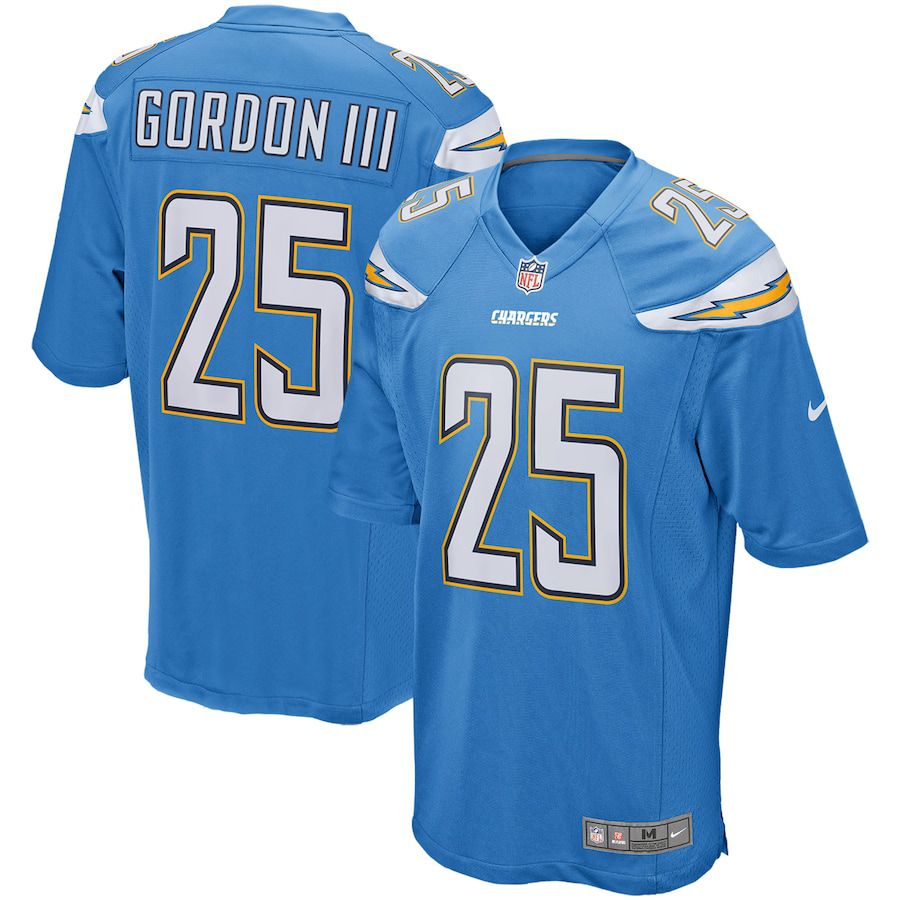 Men Los Angeles Chargers #25 Melvin Gordon Nike Powder Blue Game Player NFL Jersey